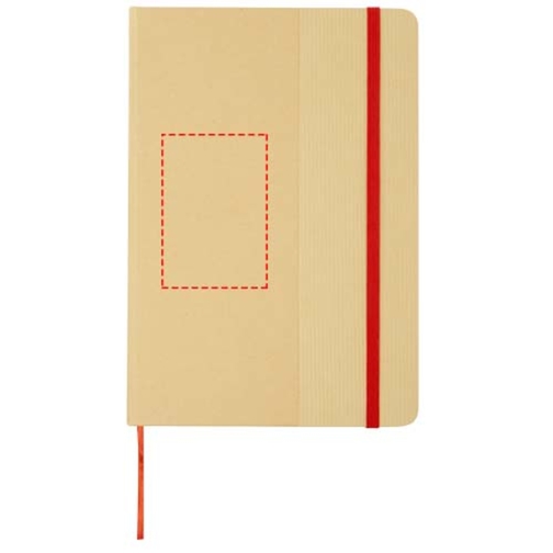 Carnet à couverture rigide A5 Nelida en carton recyclé, Image 11