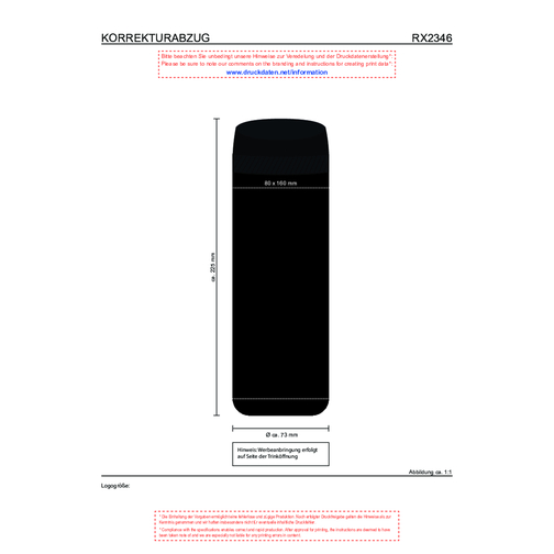 ROMINOX® Gobelet isolant // Push 600 ml, Image 6