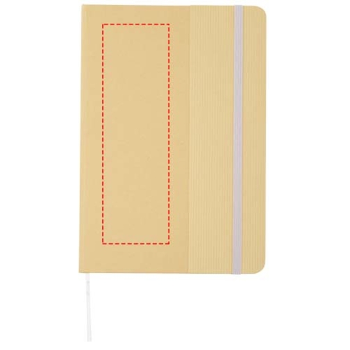 Carnet à couverture rigide A5 Nelida en carton recyclé, Image 12