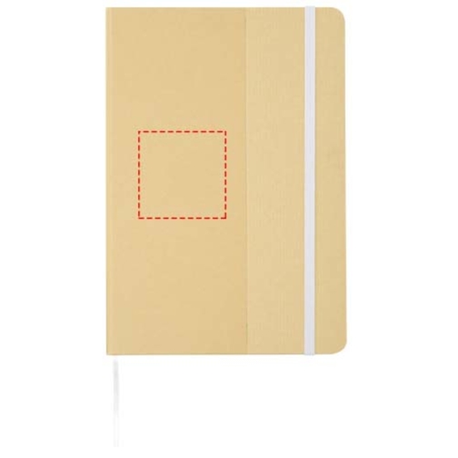 Carnet à couverture rigide A5 Nelida en carton recyclé, Image 12