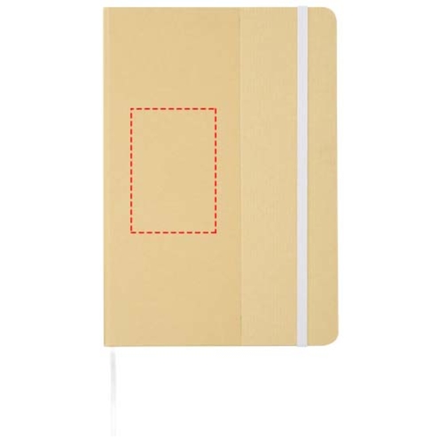Carnet à couverture rigide A5 Nelida en carton recyclé, Image 11