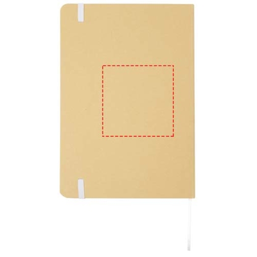 Carnet à couverture rigide A5 Nelida en carton recyclé, Image 7