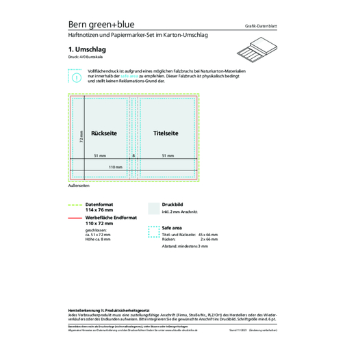 Set combinato Berna verde+blu, Immagine 2