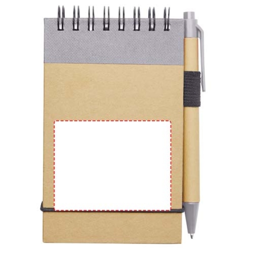Bloc-notes recyclé format A7 avec stylo Zuse, Image 4