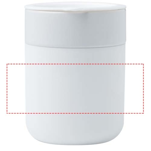 Java kubek ceramiczny z silikonową osłoną i plastikową pokrywką 330 ml, Obraz 8