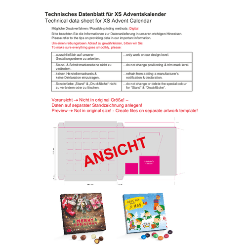 XS Adventskalender Julgranskulor, Bild 3