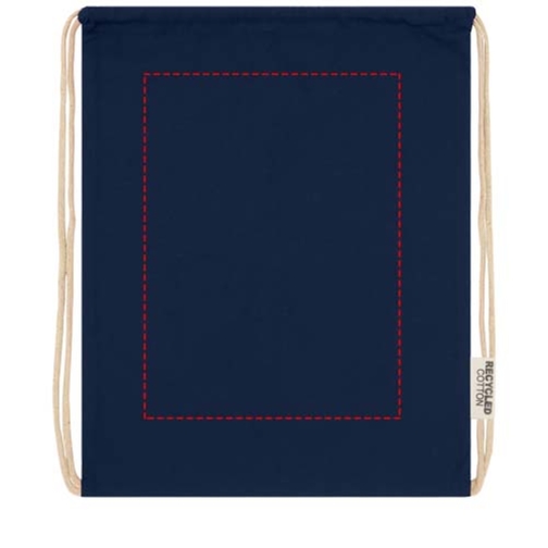 Sac avec cordon Oregon en coton recyclé 140 g/m² certifié GRS, Image 7