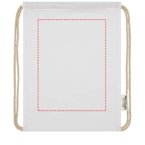 Sac avec cordon Oregon en coton recyclé 140 g/m² certifié GRS, Image 7