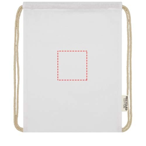 Sac avec cordon Oregon en coton recyclé 140 g/m² certifié GRS, Image 8