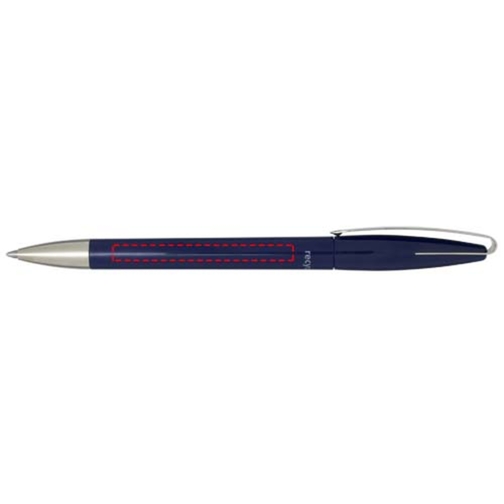 Stylo bille en plastique recyclé Ana (encre bleue), Image 12