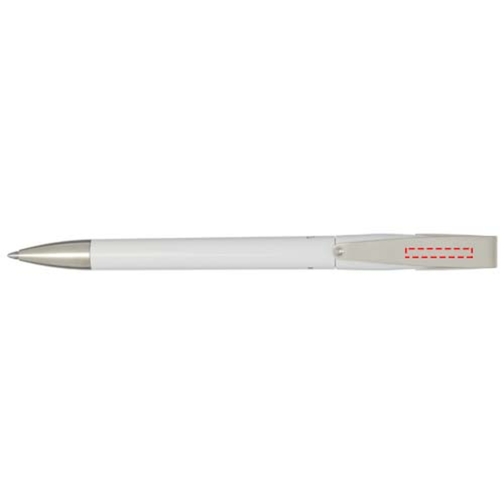 Stylo bille en plastique recyclé Ana (encre bleue), Image 9