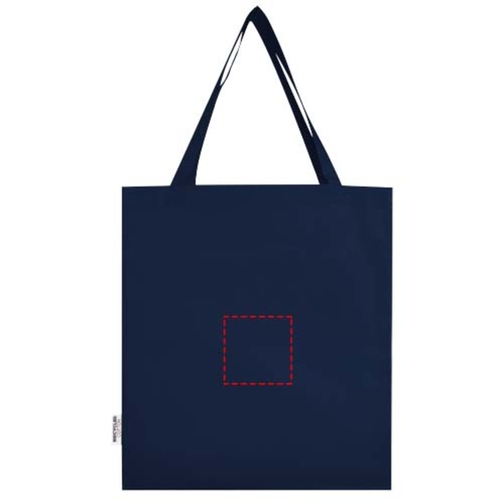 Sac shopping à soufflets Madras en coton recyclé 140 g/m² certifié GRS, Image 12