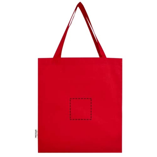 Sac shopping à soufflets Madras en coton recyclé 140 g/m² certifié GRS, Image 12