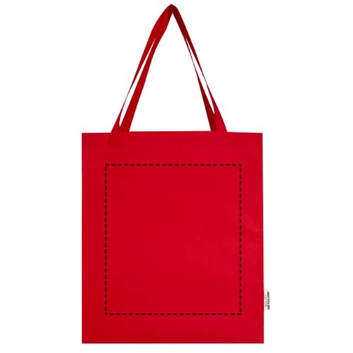 Sac shopping à soufflets Madras en coton recyclé 140 g/m² certifié GRS, Image 8