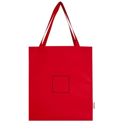 Sac shopping à soufflets Madras en coton recyclé 140 g/m² certifié GRS, Image 9