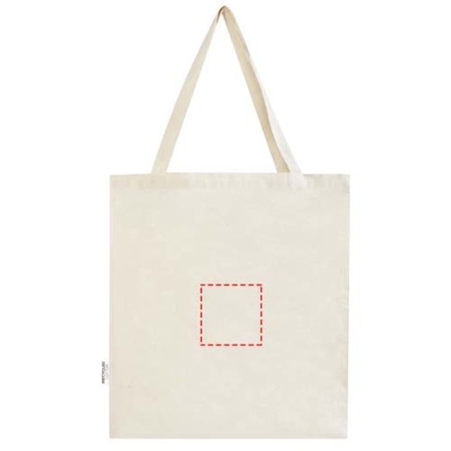Sac shopping à soufflets Madras en coton recyclé 140 g/m² certifié GRS, Image 12