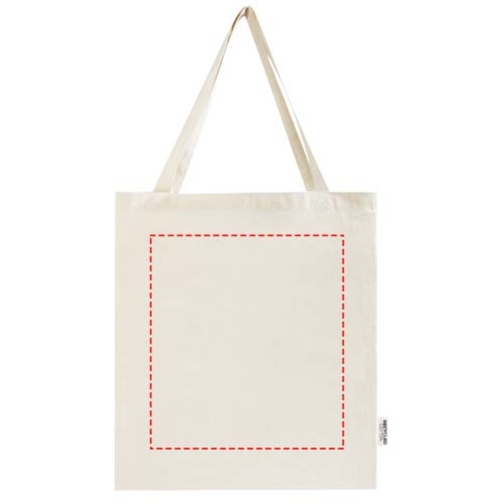 Sac shopping à soufflets Madras en coton recyclé 140 g/m² certifié GRS, Image 8