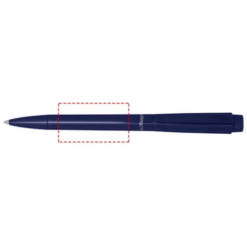 Stylo bille en plastique recyclé Martha (encre bleue), Image 11