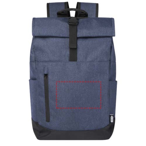Sac à dos Hoss recyclé GRS avec rabat enroulable pour ordinateur portable de 15,6' 12L, Image 6
