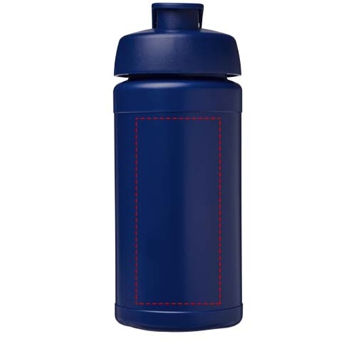 Bouteille de sport Baseline Rise de 500 ml recyclée avec couvercle rabattable, Image 4
