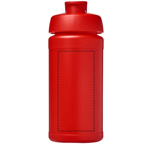 Bouteille de sport Baseline Rise de 500 ml recyclée avec couvercle rabattable, Image 4