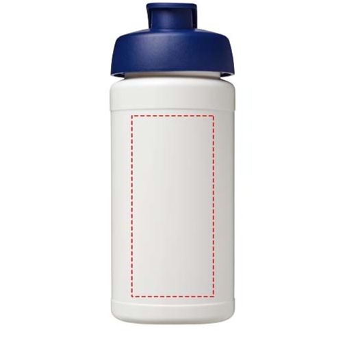 Bouteille de sport Baseline Rise de 500 ml recyclée avec couvercle rabattable, Image 4