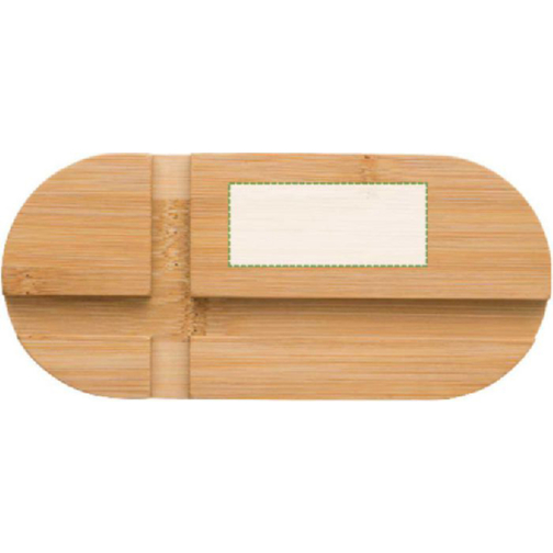 Porta cellulare e tablet in bambù Eamon, Immagine 5