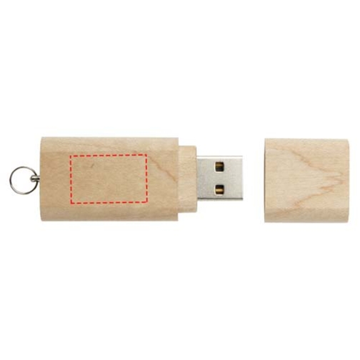 Chiavetta USB 3.0 in legno con portachiavi, Immagine 8