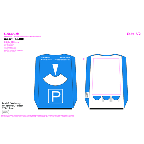 Disque de stationnement et grattoir, Image 3