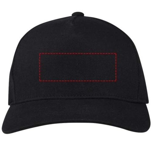 Cappellino in tessuto riciclato Aware™ a 5 pannelli Onyx, Immagine 9