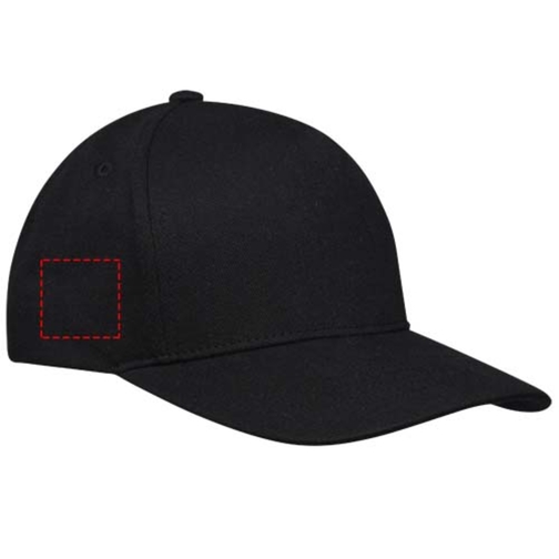 Cappellino in tessuto riciclato Aware™ a 5 pannelli Onyx, Immagine 13