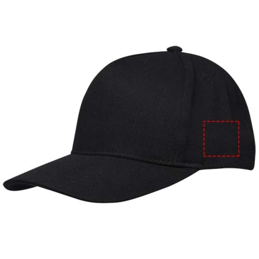 Cappellino in tessuto riciclato Aware™ a 5 pannelli Onyx, Immagine 14