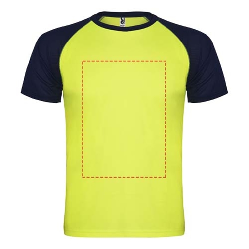 T-shirt sportiva a maniche corte da bambino Indianapolis, Immagine 11