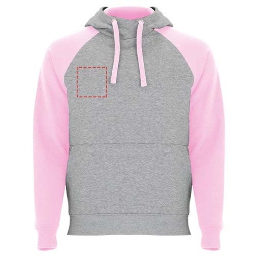 Badet dwukolorowa bluza z kapturem unisex, Obraz 8