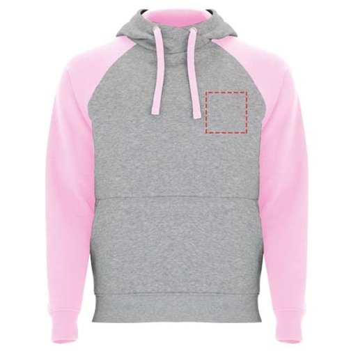 Sweat à capuche Badet unisexe bicolore, Image 14