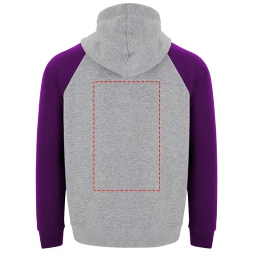 Sweat à capuche Badet unisexe bicolore, Image 11