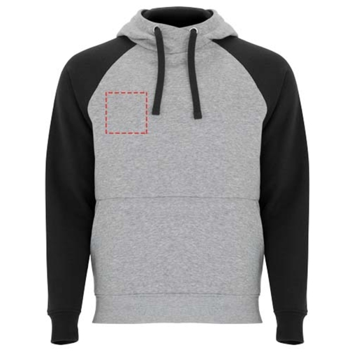 Sweat à capuche Badet unisexe bicolore, Image 4