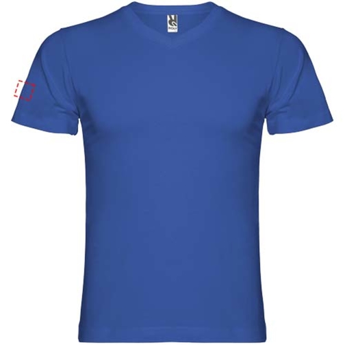 T-shirt Samoyedo à col en V et manches courtes pour homme, Image 9