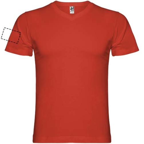 T-shirt Samoyedo à col en V et manches courtes pour homme, Image 8