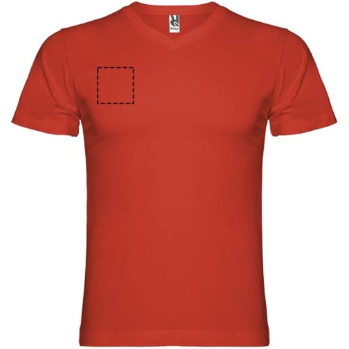 T-shirt Samoyedo à col en V et manches courtes pour homme, Image 15