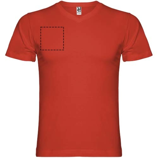 T-shirt Samoyedo à col en V et manches courtes pour homme, Image 16