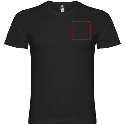 T-shirt Samoyedo à col en V et manches courtes pour homme, Image 7
