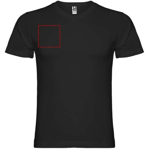 T-shirt Samoyedo à col en V et manches courtes pour homme, Image 9