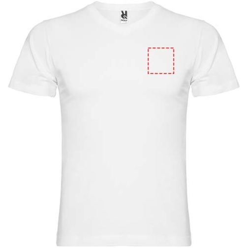 T-shirt Samoyedo à col en V et manches courtes pour homme, Image 19