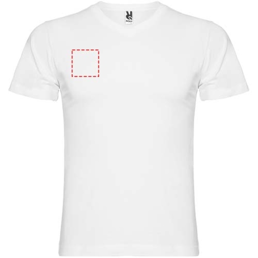 T-shirt Samoyedo à col en V et manches courtes pour homme, Image 21