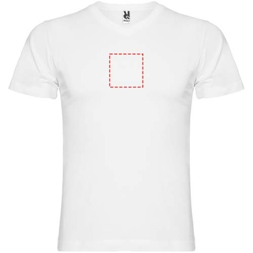 T-shirt Samoyedo à col en V et manches courtes pour homme, Image 19