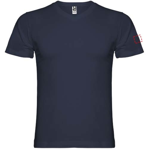 T-shirt Samoyedo à col en V et manches courtes pour homme, Image 9