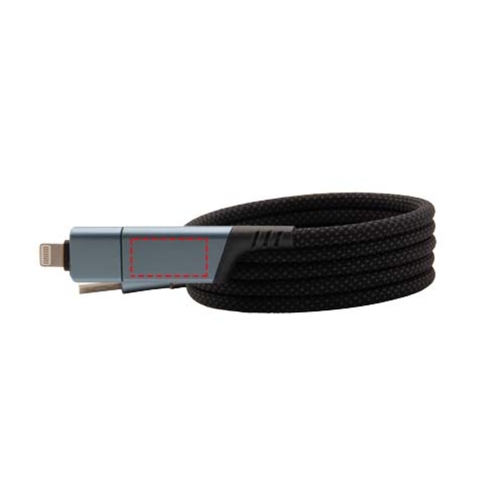 SCX.design C52 100W magnetyczny, ultraszybki kabel ladujacy 4 w 1 wykonany z rPET, Obraz 8