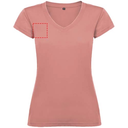 T-shirt a maniche corte con scollo a V da donna Victoria, Immagine 14