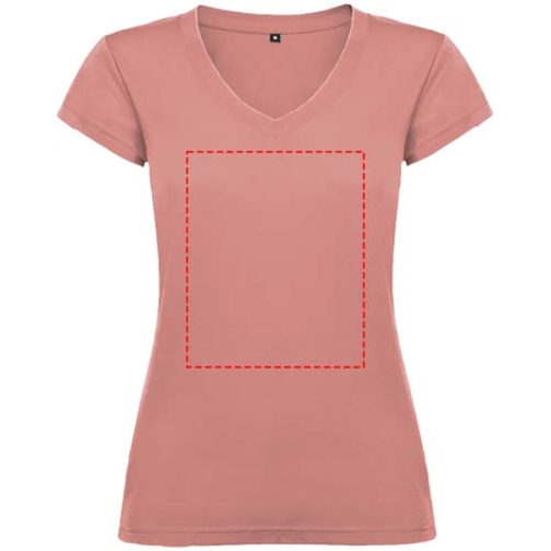 T-shirt a maniche corte con scollo a V da donna Victoria, Immagine 19